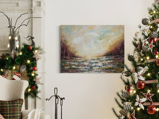 Refresh Your Home for the Holidays with Unique Abstract Expressionism Art